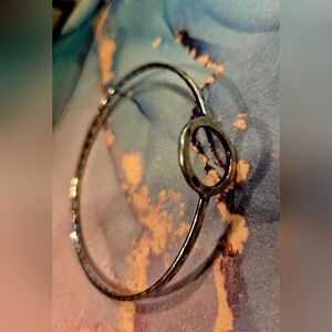 Silpada Sterling Silver "Karma" Bangle Bracelet